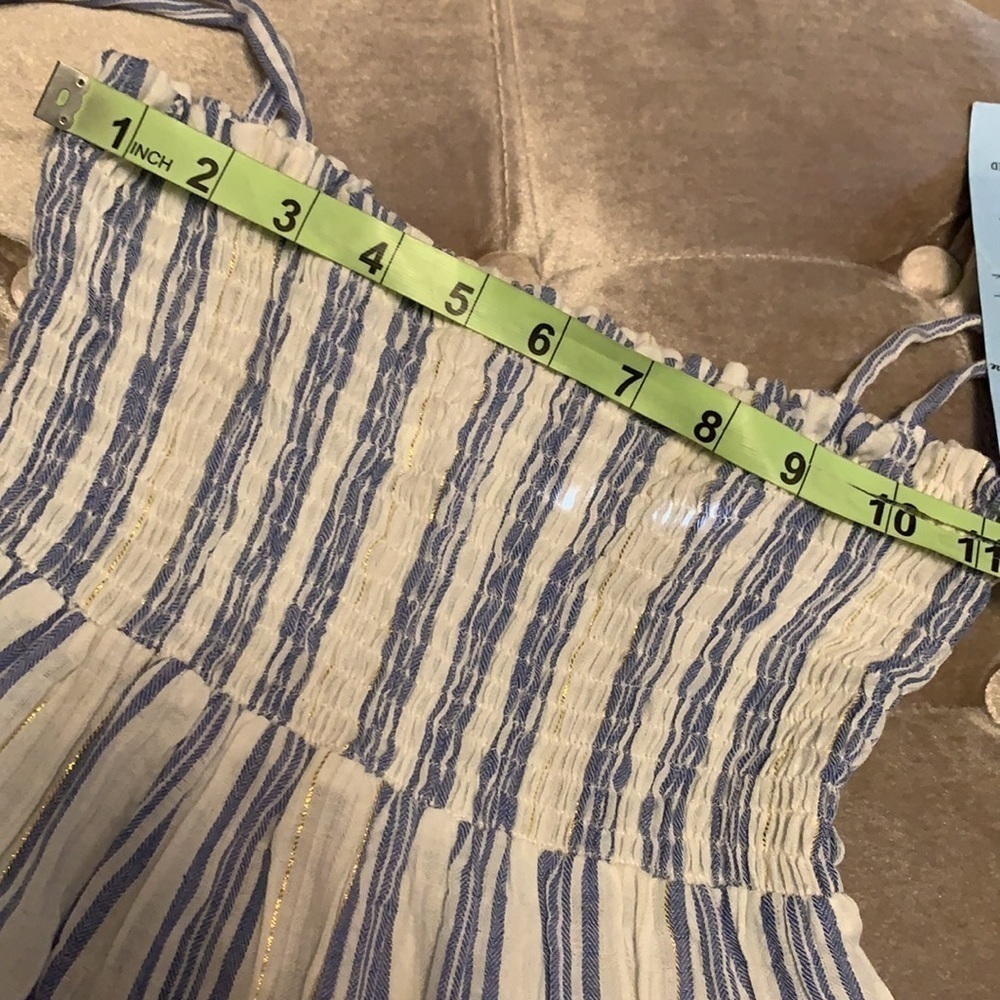 Trend Studio Blue And White Sundress, Elastic Body — image 6 of 8